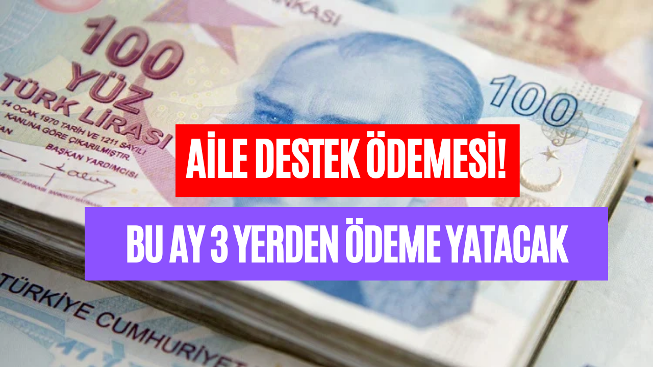 Aile Destek Ödemesi’ne İki Sosyal Yardım Parası Eklendi! Ekim Ayında Üç Farklı Yerden Para Yatacak!