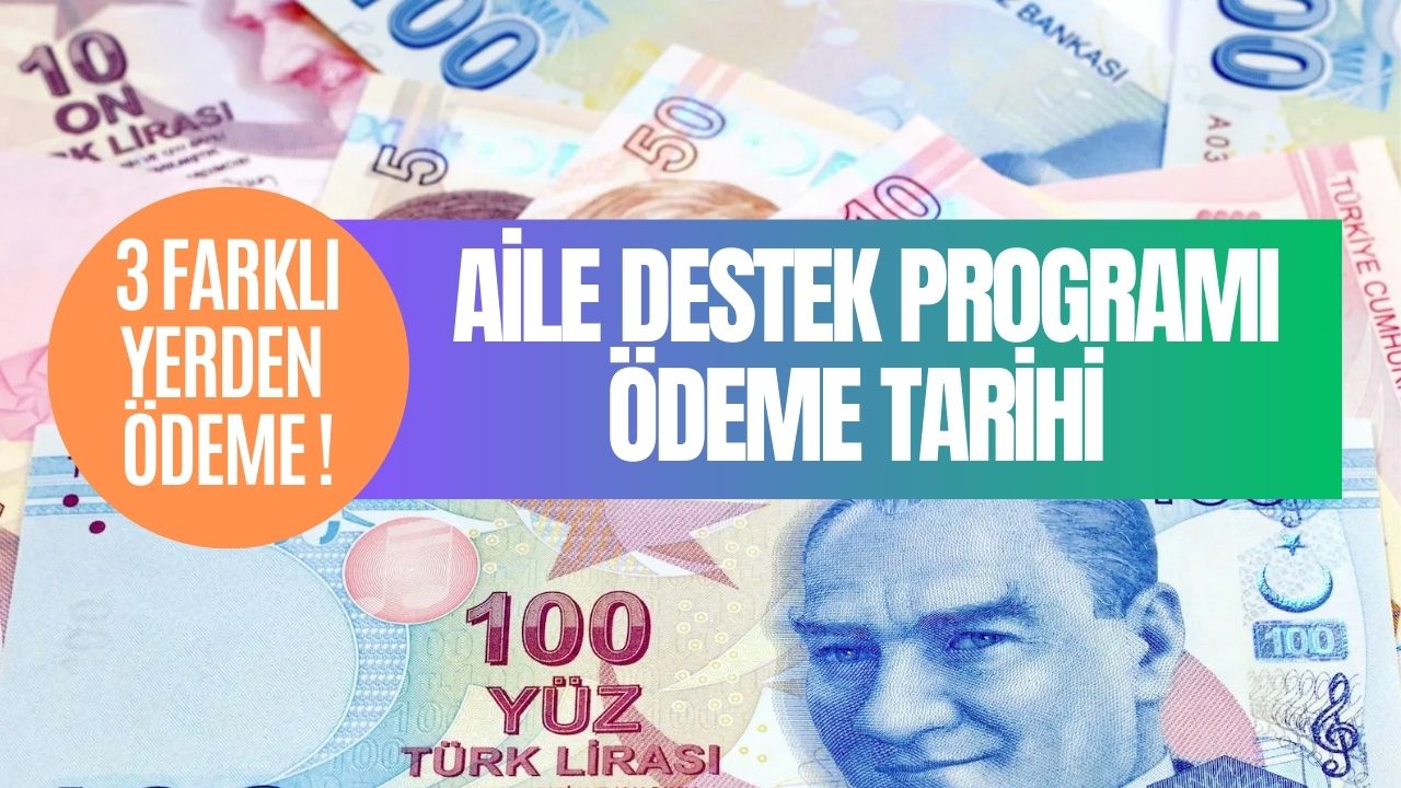 Aile Destek Programı Kasım Ayı Ödeme Takvimi! 1250 + 650 + 260 TL Ödeme Aynı Anda Yapılacak