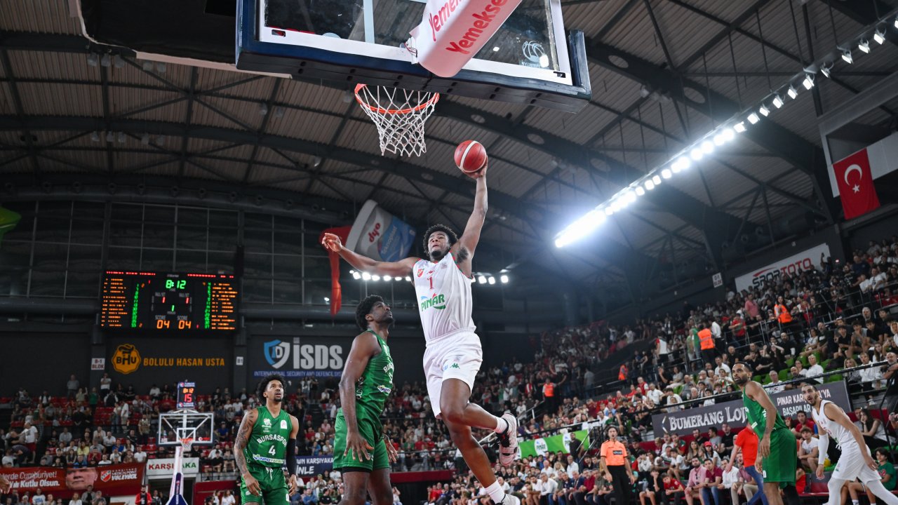 Basketbol Süper Lig’de Bursaspor İnfo Yatırım Pınar Karşıyaka’ya Mağlup Oldu