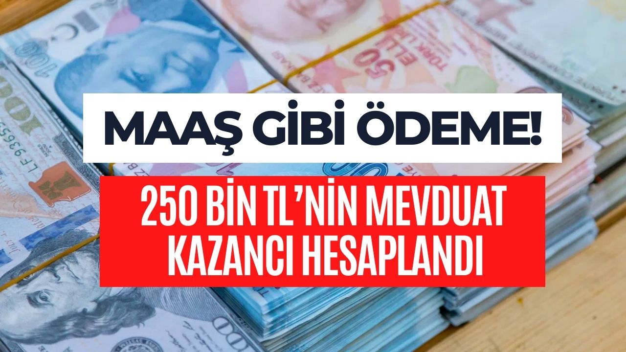 Bu Hafta Bankaya 250000 Lira Yatırana Katmerli Kazanç! 32 Günde Maaş Gibi Ödeme