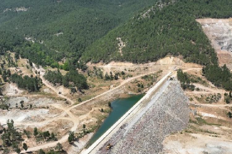 Bursa Kocadere Göleti’nde imalatların yüzde 45’i tamamlandı