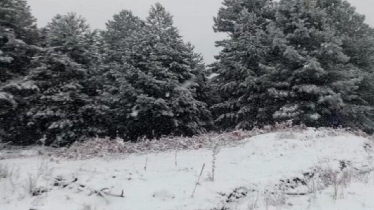 Çanakkale’ye Yılın İlk Karı Düştü