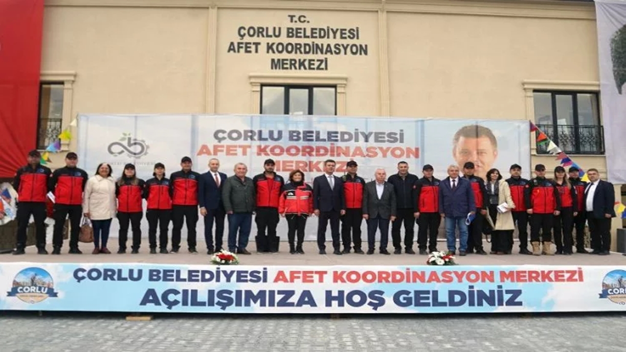 Çorlu’da Afet Koordinasyon Merkezi Hizmete Girdi