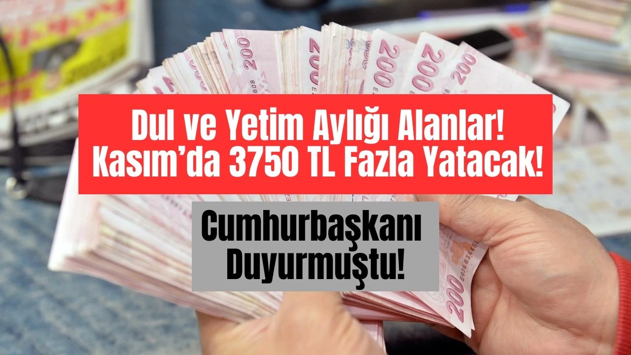 Dul ve Yetim Aylığı Alanlara Müjde! Kasım Ayında Herkese 9374 TL Maaş Yatacak