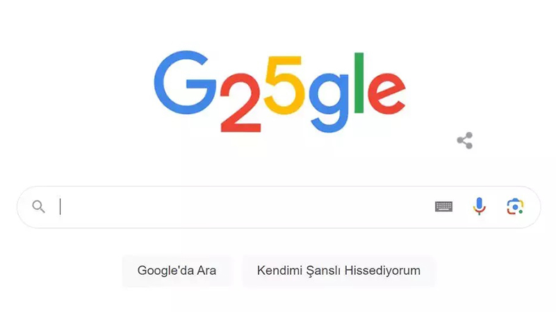 Google 25. Doğum Günü’nü Kutluyor: Doğum Günü’ne Özel Doodle!