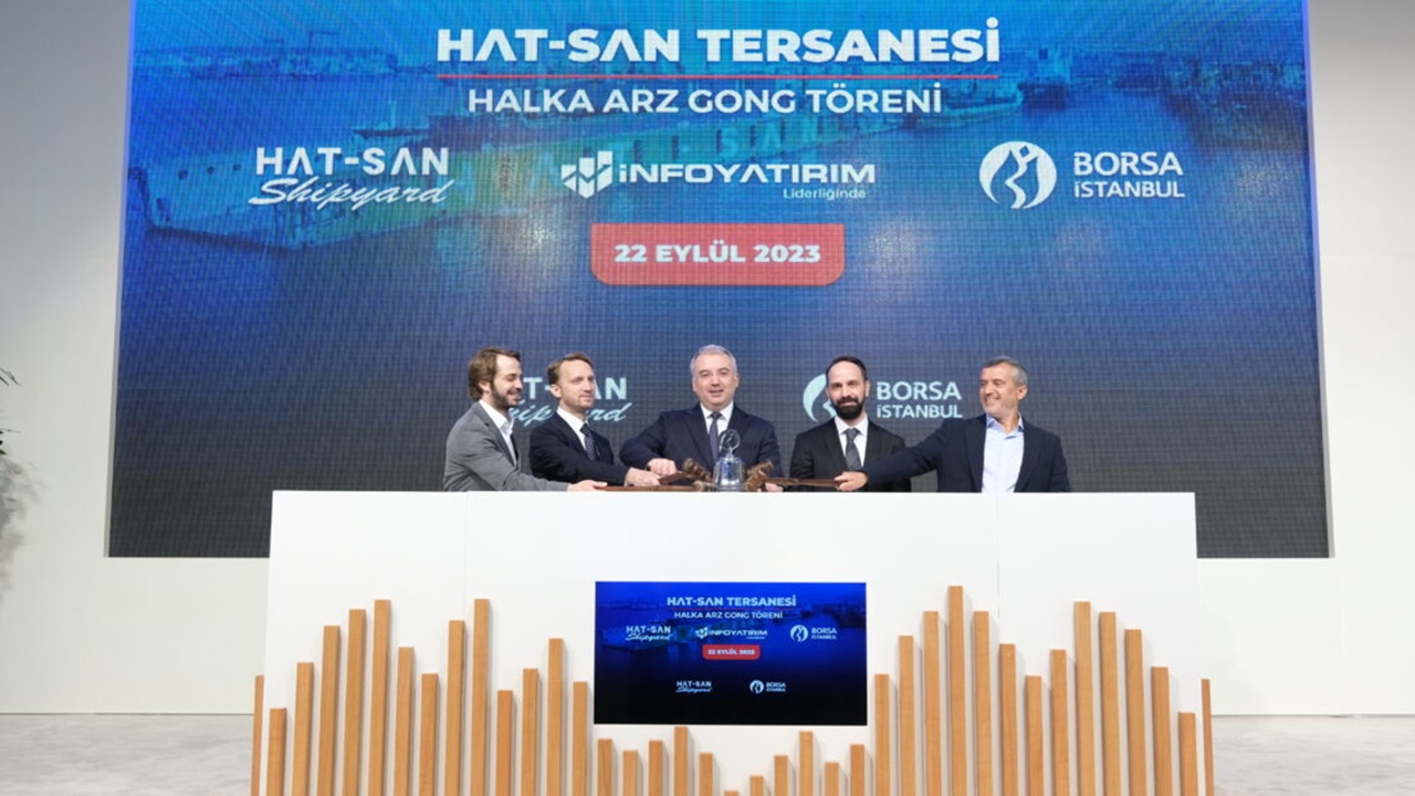 Hat-San Tersanesi, Borsa İstanbul’da Yükselişle Halka Arz Edildi