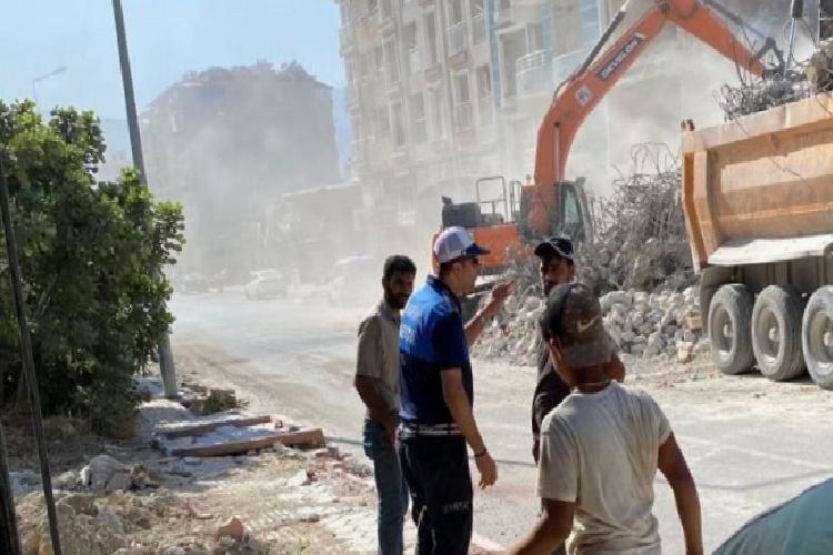 Hatay’da denetimsiz yıkıma anında müdahale!