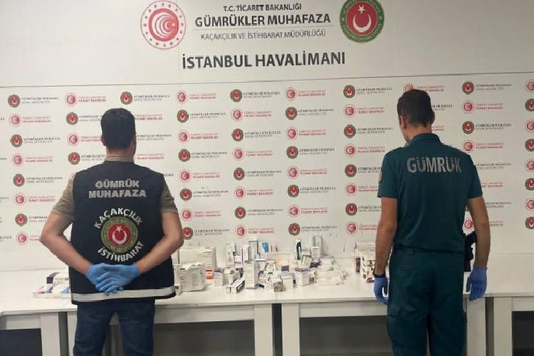 İstanbul Havalimanı’nda 27 milyonluk kaçak ilaç!