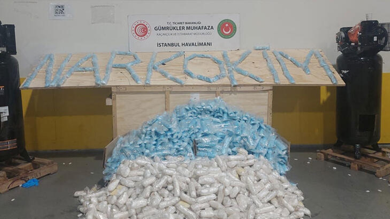 İstanbul Havalimanı’nda 427 Kilo Metamfetamin Ele Geçirildi