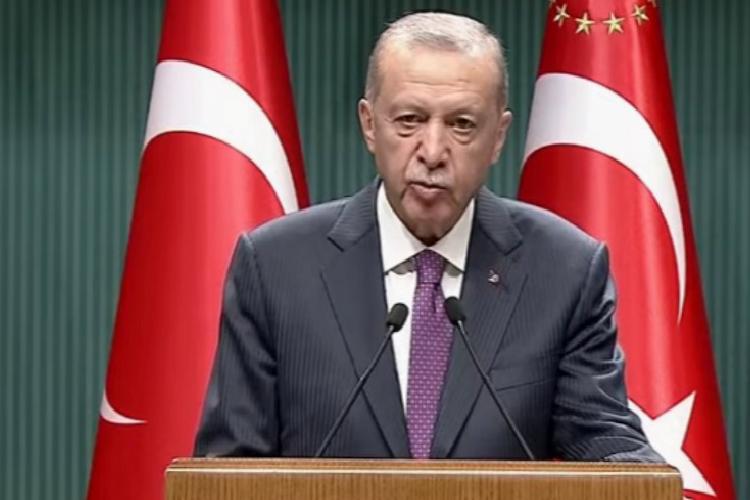 Kabine sonrası Erdoğan açıklama yapıyor