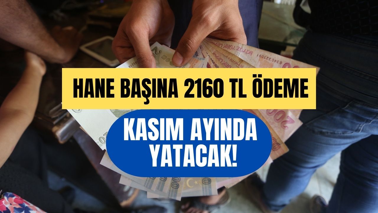 Kasım 2023 Aile Destek Ödemesi! Hane Başına 2160 TL Ödeme O Tarihte Yatacak