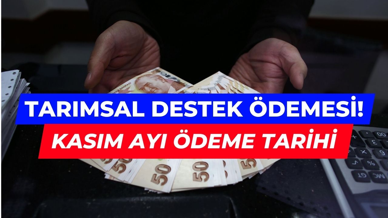 Kasım 2023 İlk Tarımsal Destek Ödemesi Ne Zaman Yatacak?