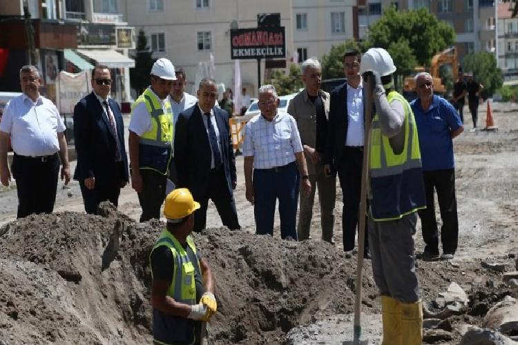 KASKİ’den Melikgazi’de altyapı çalışması