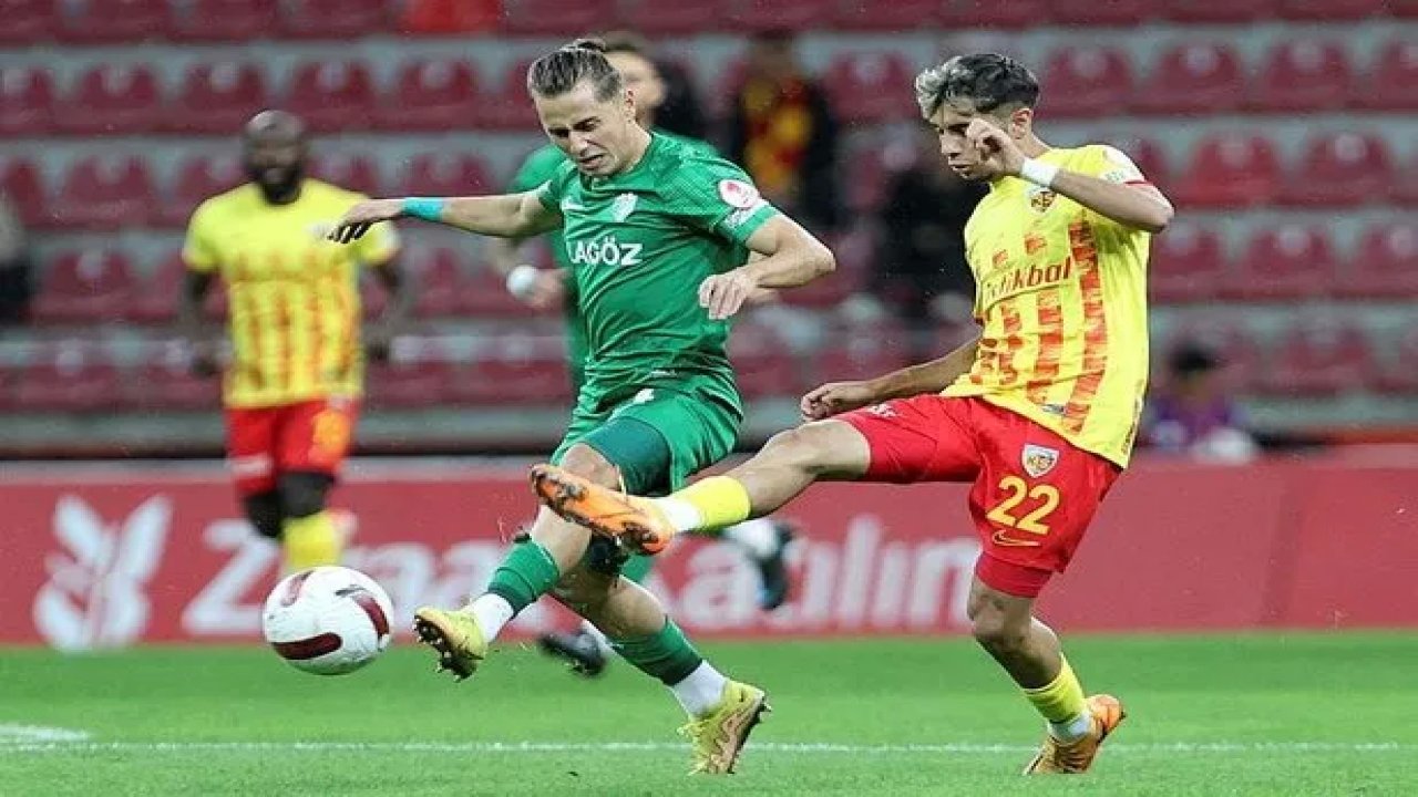 Kayserispor Tura Uzatmada Merhaba Dedi