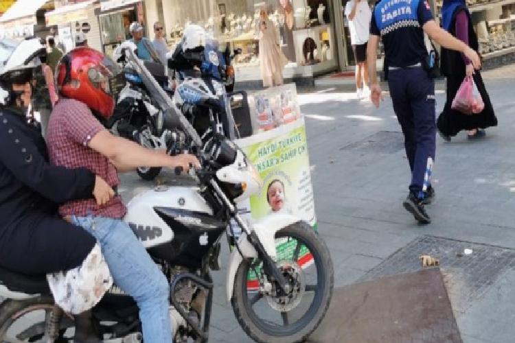 Kocaeli’de zabıta ve emniyetten motosiklet kontrolü