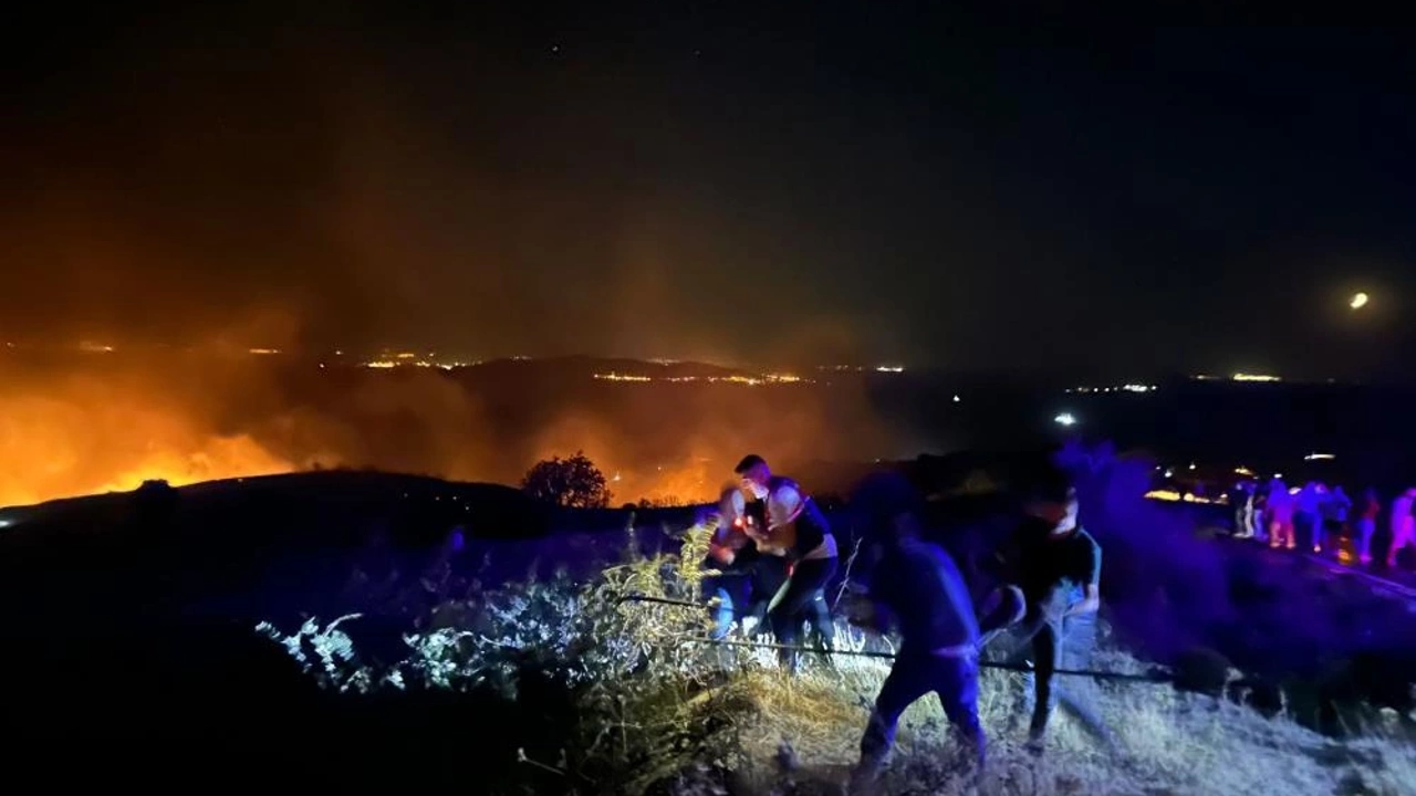 Marmara Adası’ndaki Yangının Son Durumu