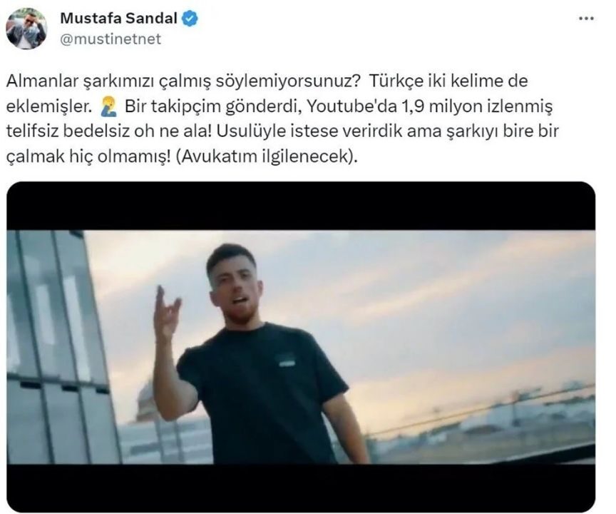 Mustafa Sandal Biraz ‘İsyankar’: Şarkımı Birebir Çalmışlar!