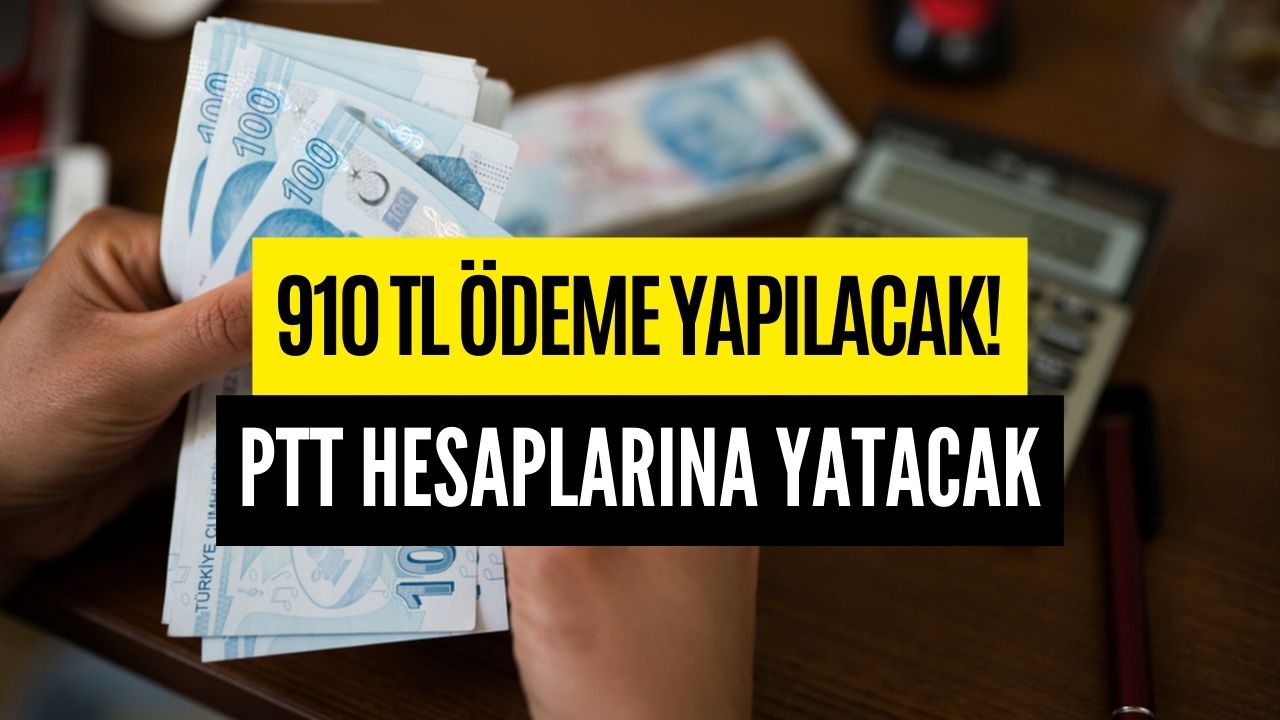 PTT Şubesine Gidene Hem Çocuk Hem Fatura Desteği! 910 TL Ödeme Yapılıyor