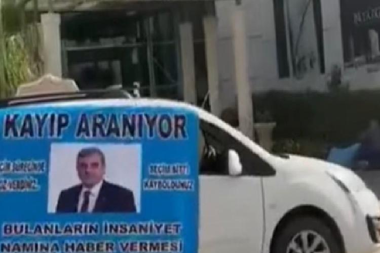 Şanlıurfa’da Lideri pankartla arıyorlar!