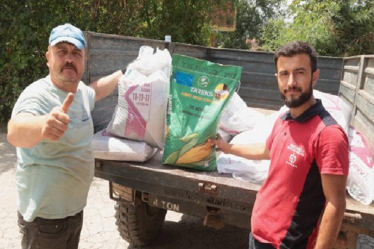 Selden tarlaları ziyan gören çiftçilere Kocaeli dayanağı