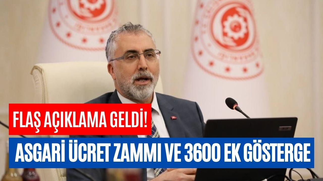 Son Dakika! Bakan Işıkhan’dan Kritik Asgari Ücret ve 3600 Ek Gösterge Açıklaması