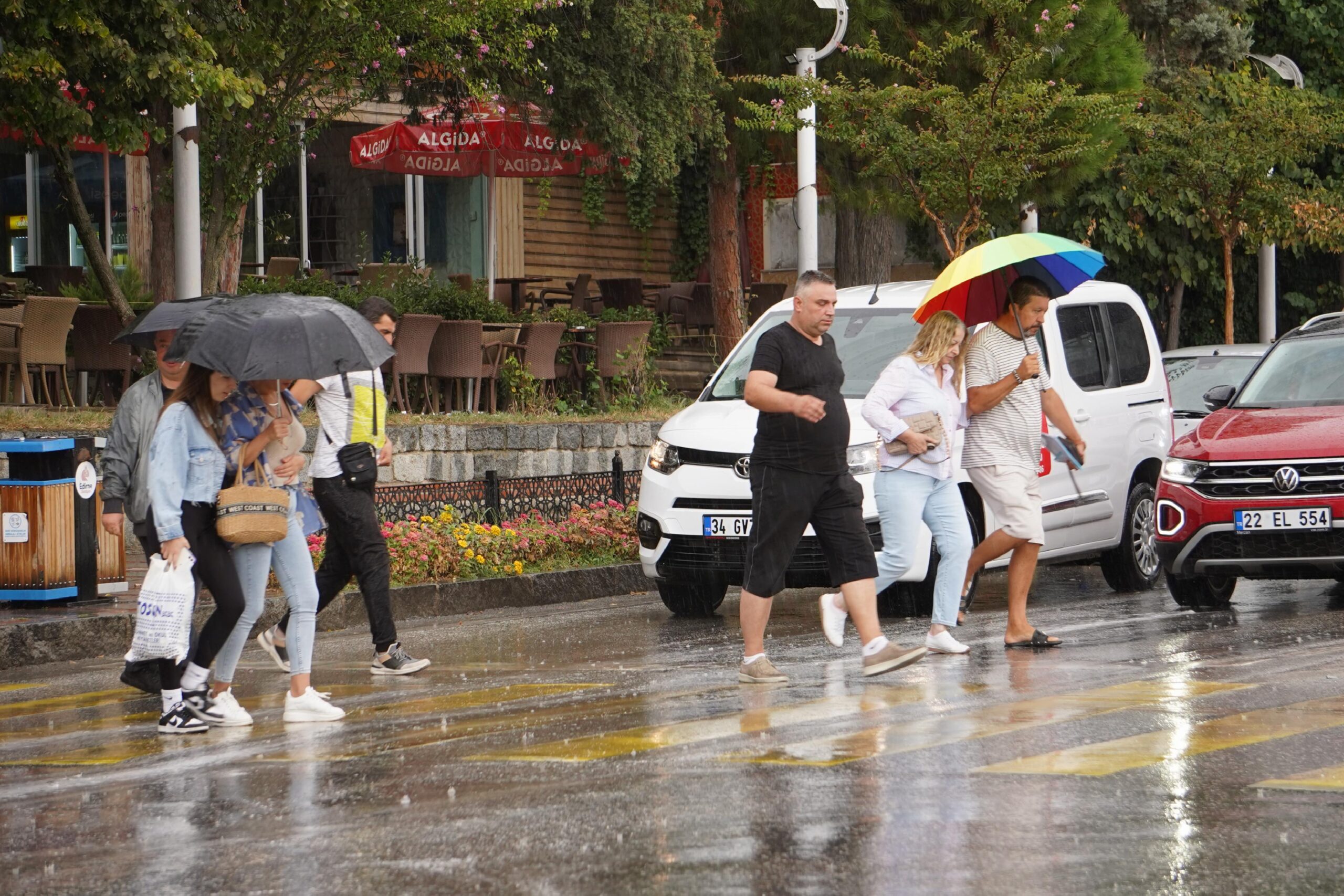 Trakya’da kuvvetli sağanak tesirli oluyor