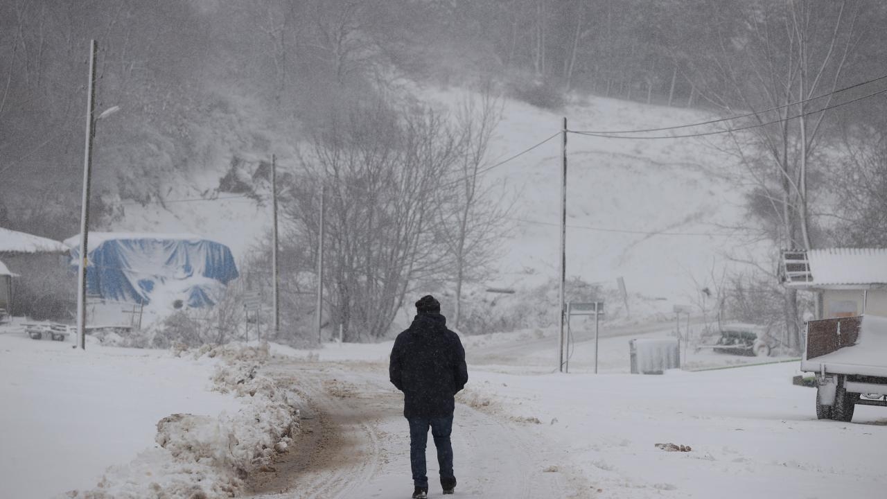 Trakya’nın Yüksek Kesimlerine Kar Yağdı