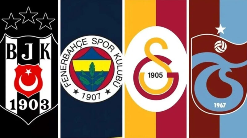 Fenerbahçe, Beşiktaş, Trabzonspor ve Galatasaray logosu