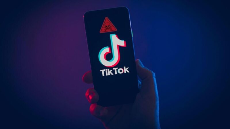 Mobil cihazda TikTok görseli