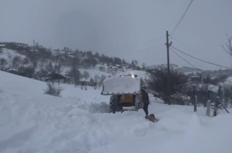 Ordu'da Ulaşıma Kar Engeli