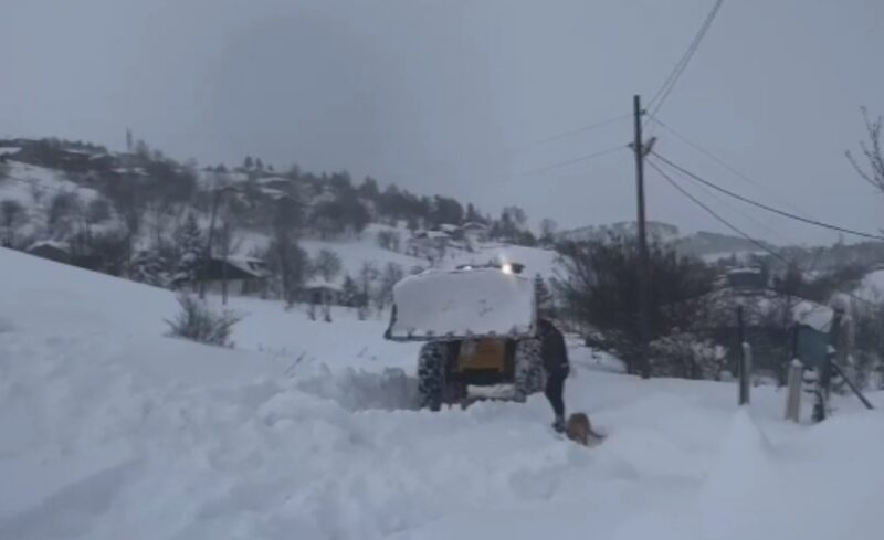 Ordu'da Ulaşıma Kar Engeli