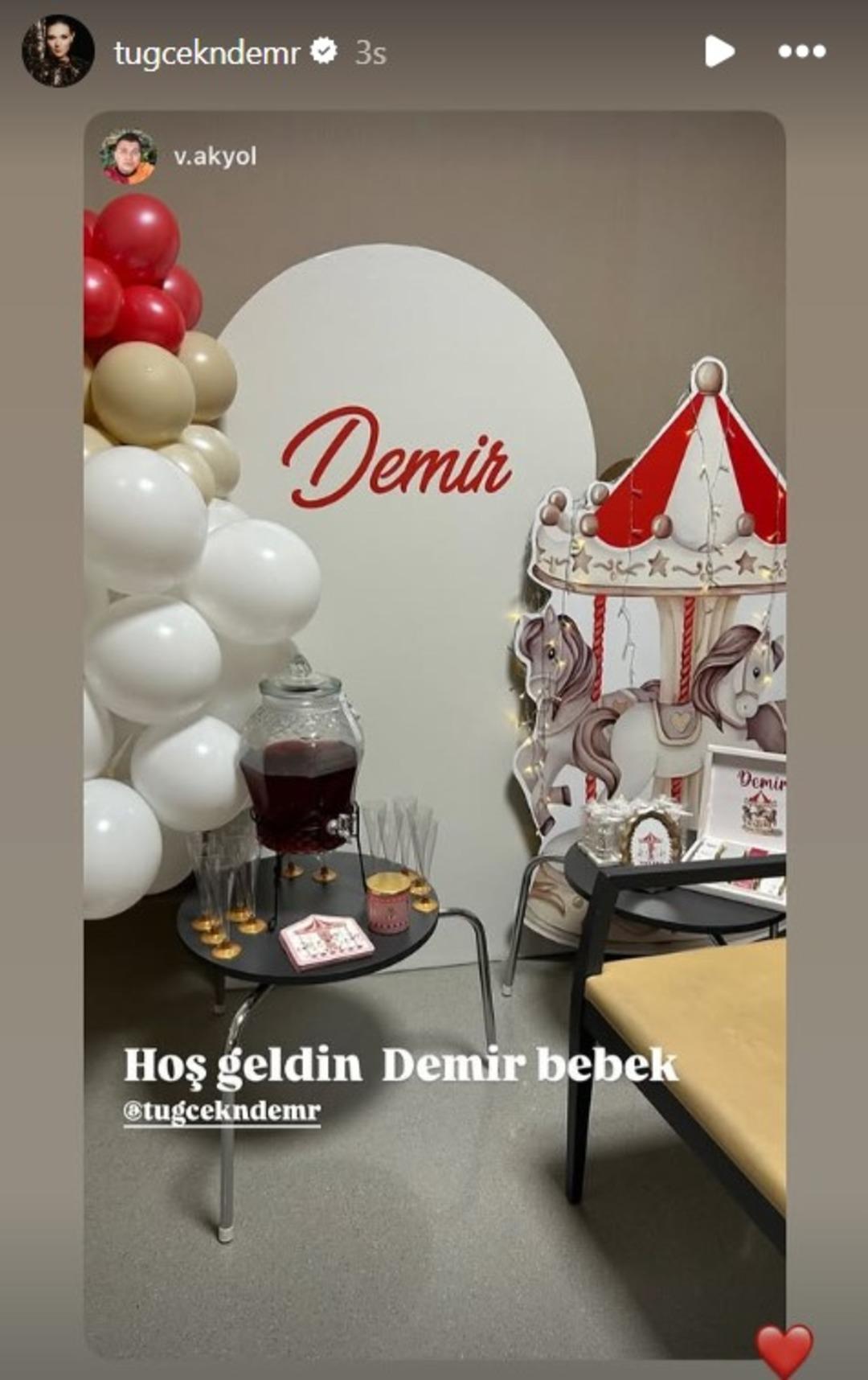 Tuğçe Kandemir'in Bebeğinin İsmi 