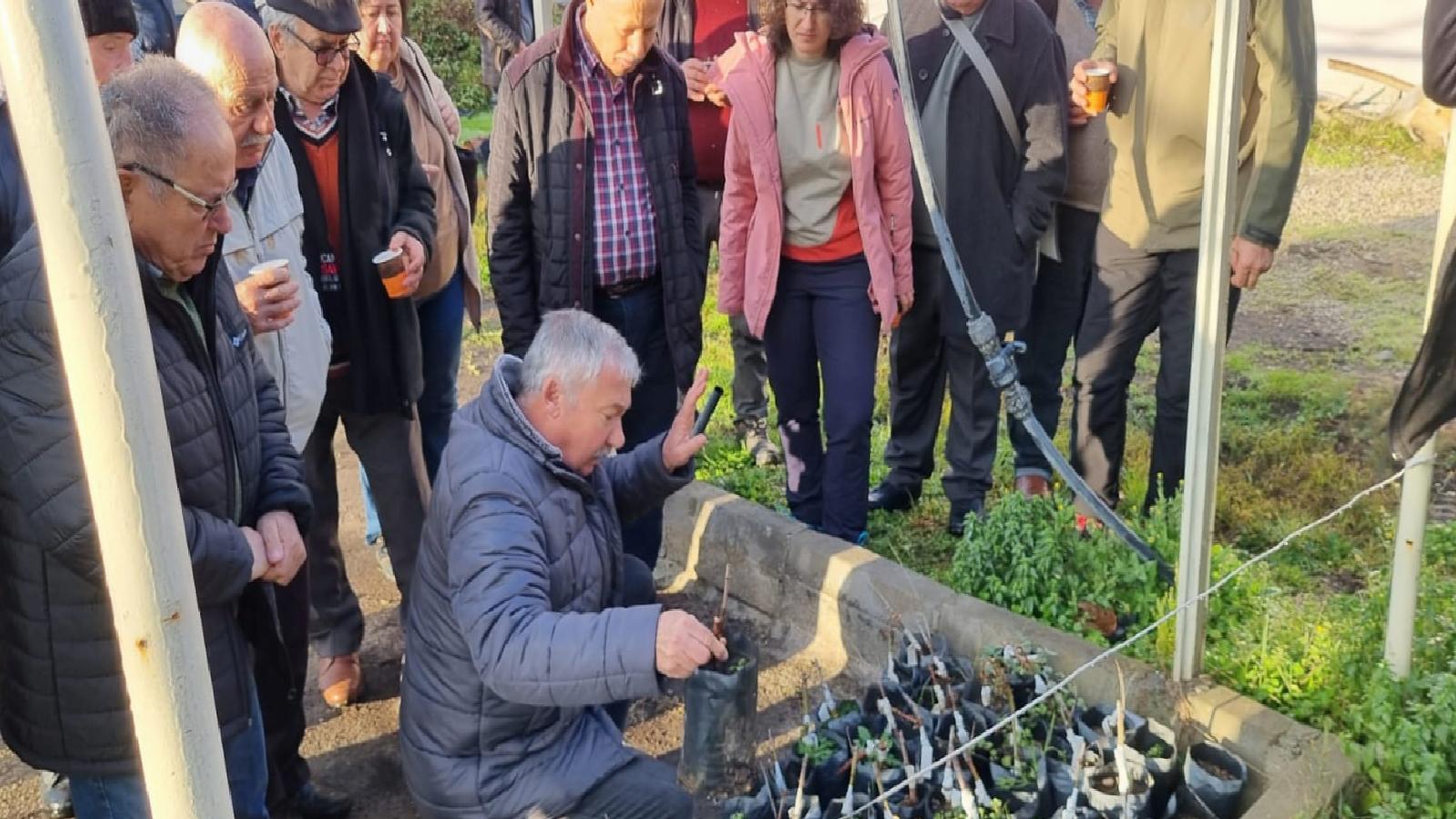 Eceabatlı zeytin üreticileri inceleme gezisine katıldı haberi