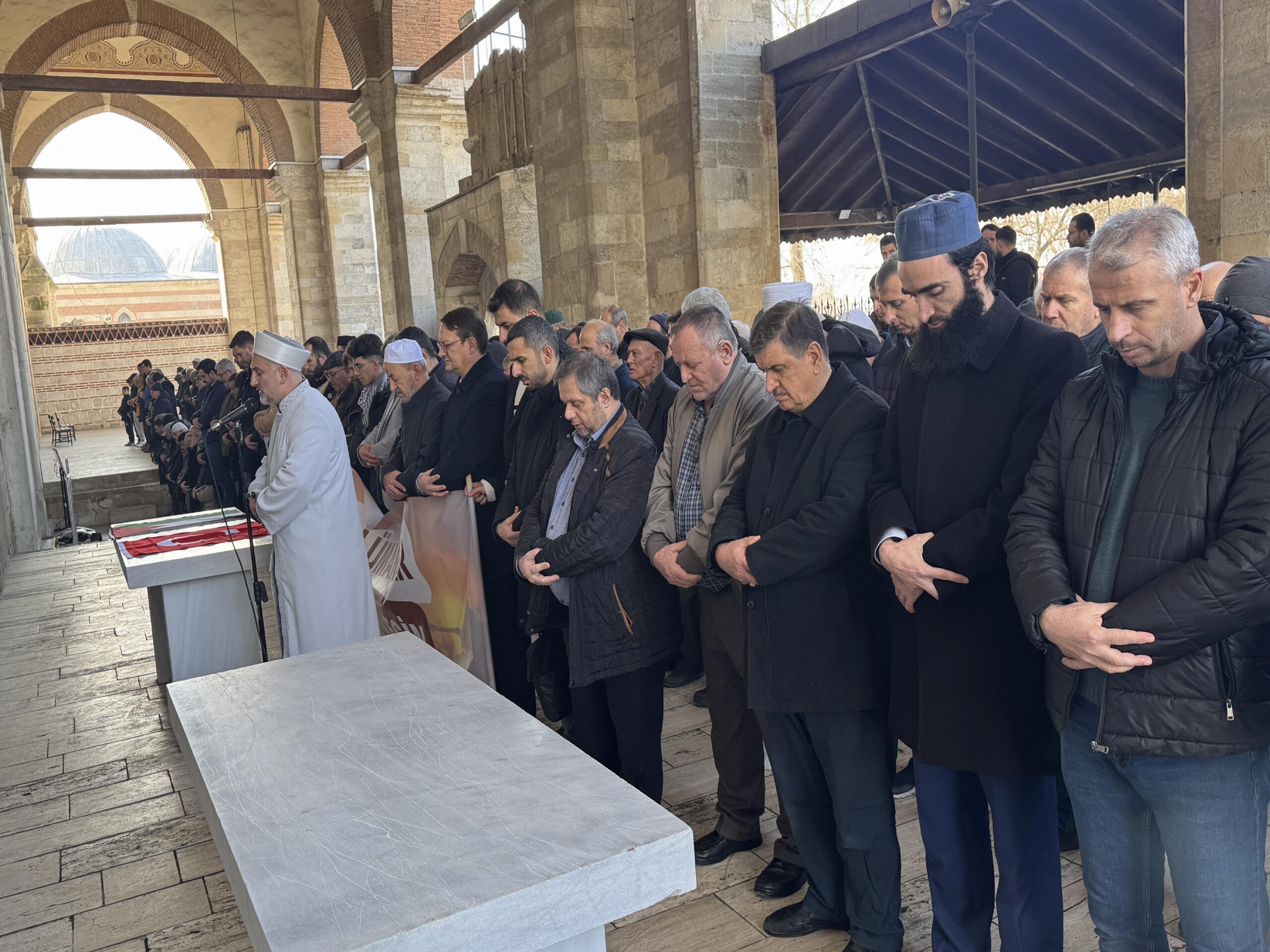 Edirne’de İzzeddin el-Kassam Tugayları Komutanı Muhammed ed-Dayf için gıyabi cenaze namazı kılındı haberi