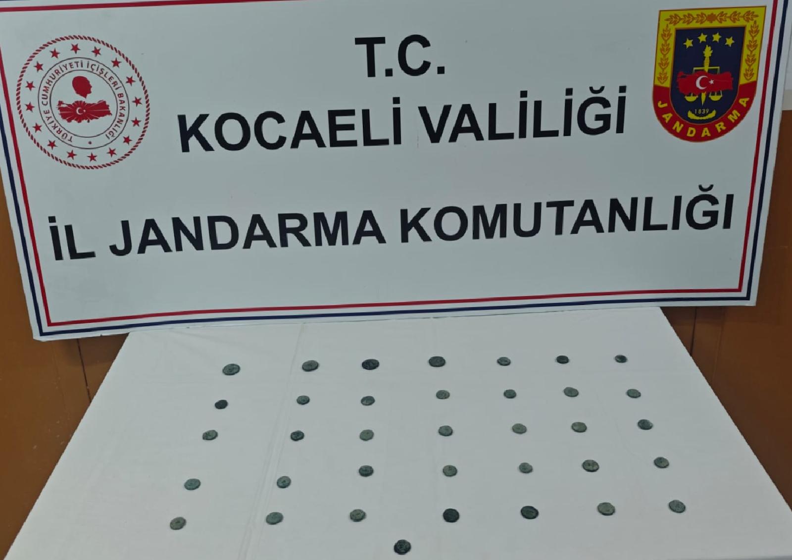 Kocaeli’de 36 sikke ele geçirildi