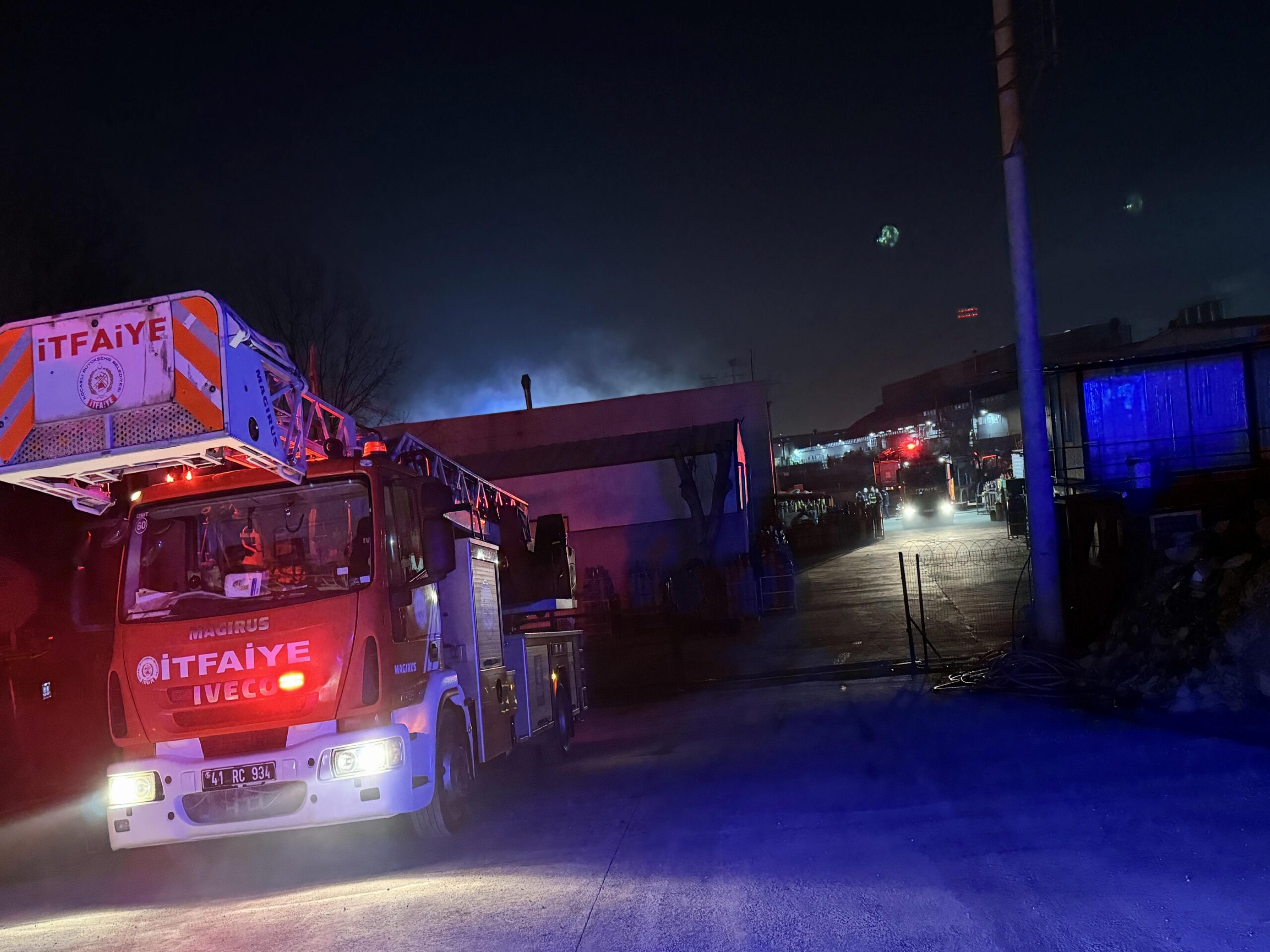 Kocaeli’de gaz dolum tesisindeki sızıntıya müdahale edildi