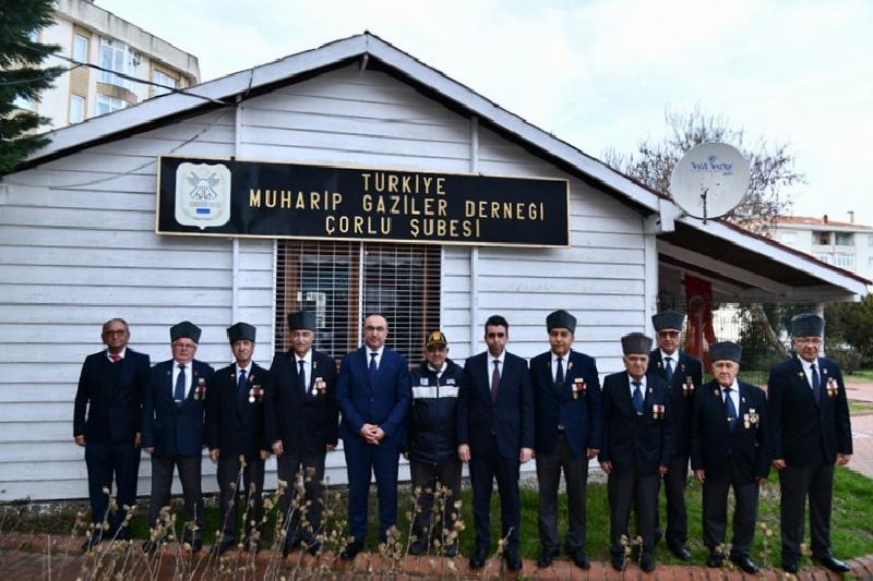 Tekirdağ Valisi Soytürk’ten gaziler derneğine ziyaret haberi