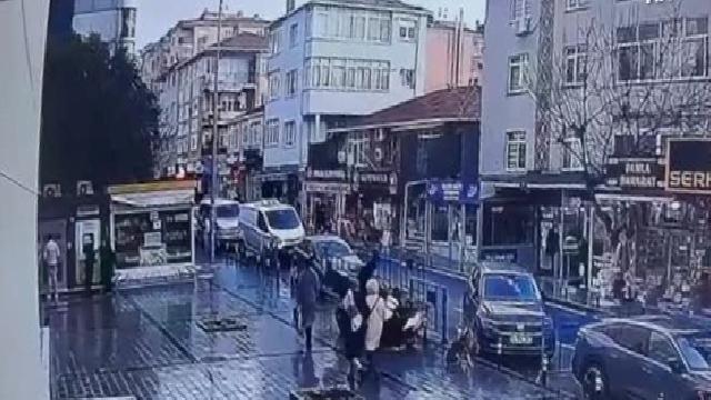 Ataşehir’deki motosiklet hırsızlığı güvenlik kamerasında haberi