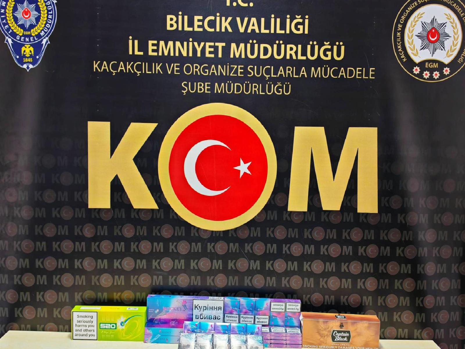 Bilecik’te kaçakçılık operasyonu yapıldı haberi