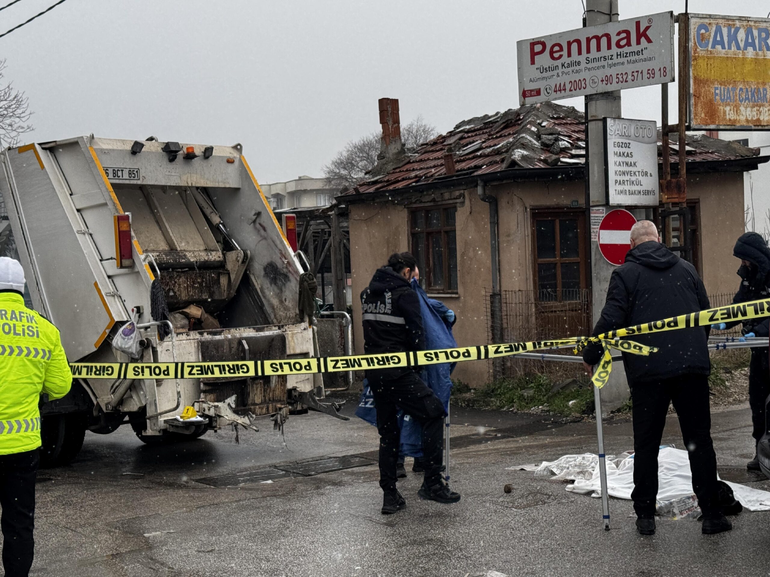 Bursa’da çöp kamyonunun çarptığı kadın öldü haberi