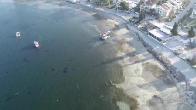 Çanakkale’nin bazı kıyılarında deniz suyu çekildi haberi