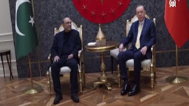 Cumhurbaşkanı Erdoğan,  Pakistan Cumhurbaşkanı Zardari ile görüştü haberi