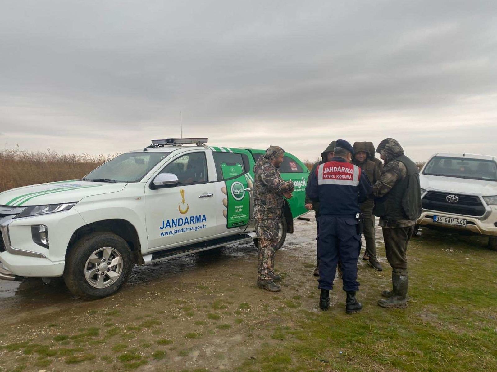 Edirne’de jandarma avcıları denetledi haberi