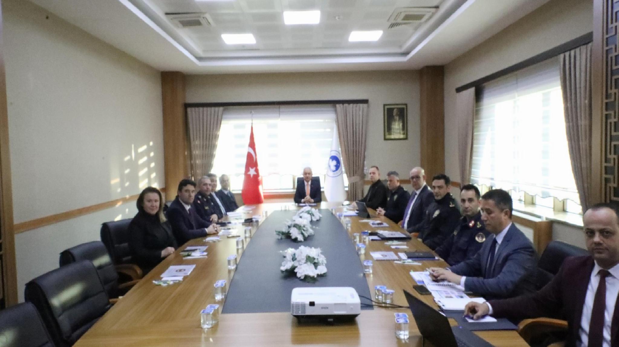 Kırklareli’nde Üniversite Güvenlik Tedbirleri Koordinasyon Kurulu toplandı haberi