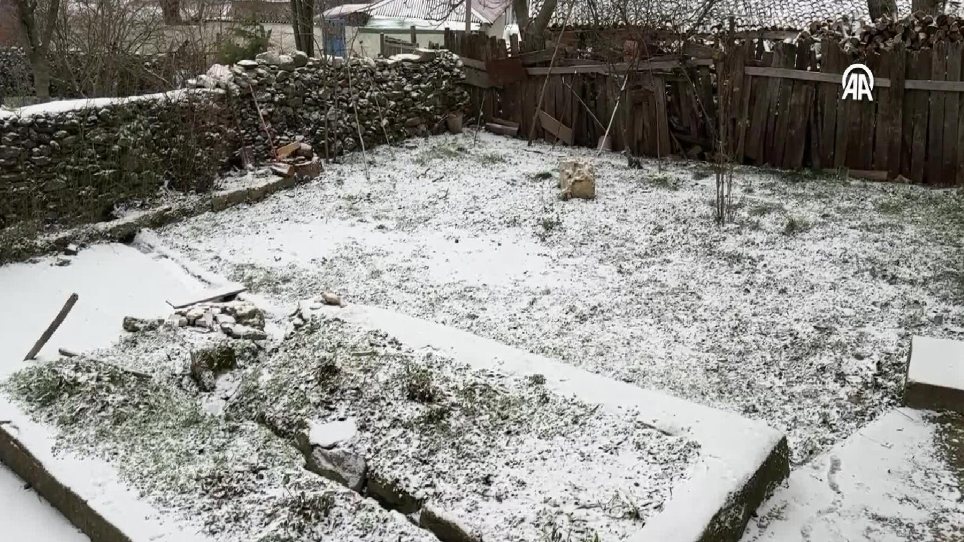 Kırklareli’nin yüksek kesimlerinde kar etkili oluyor haberi