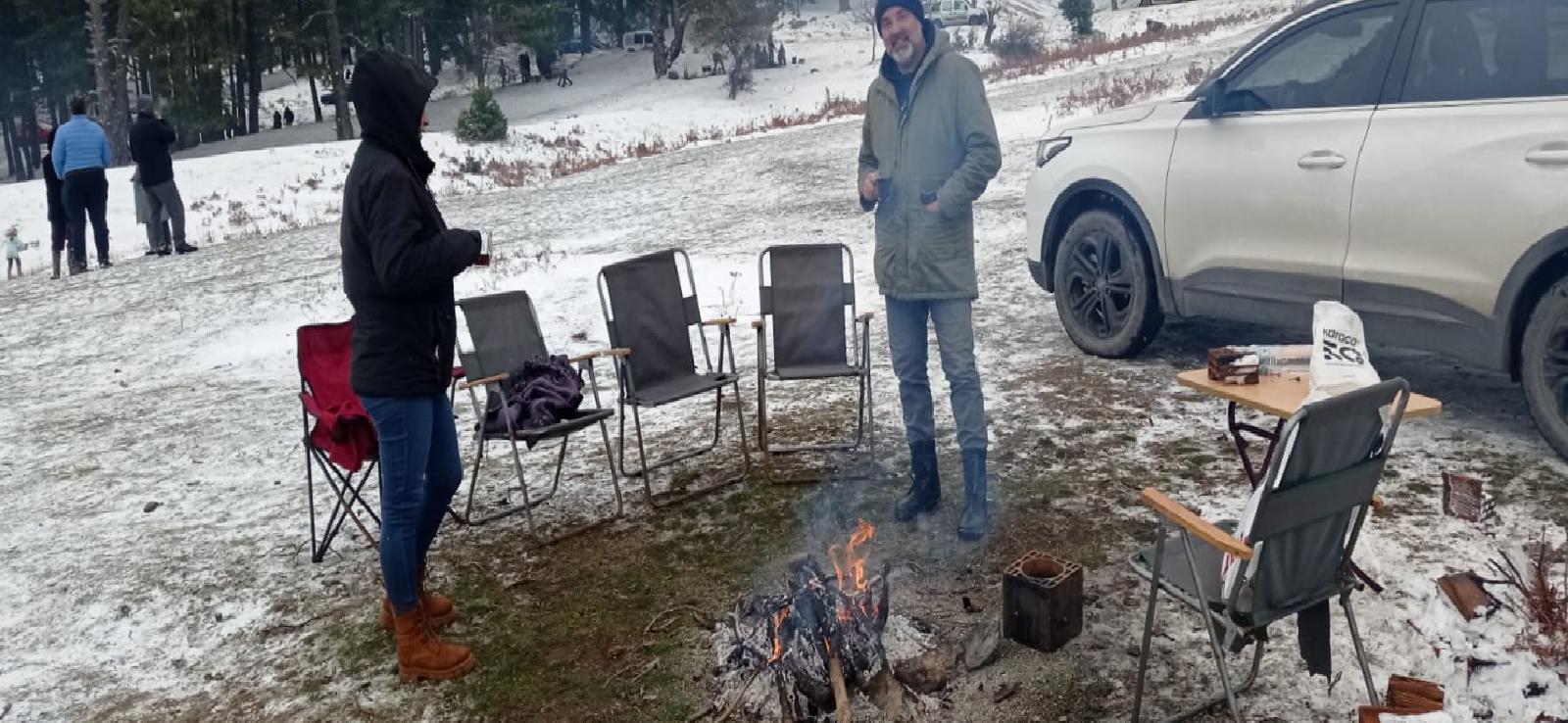 Kuzey Ege’de kar keyfi yaşamak isteyenler Kazdağları’na çıktı haberi