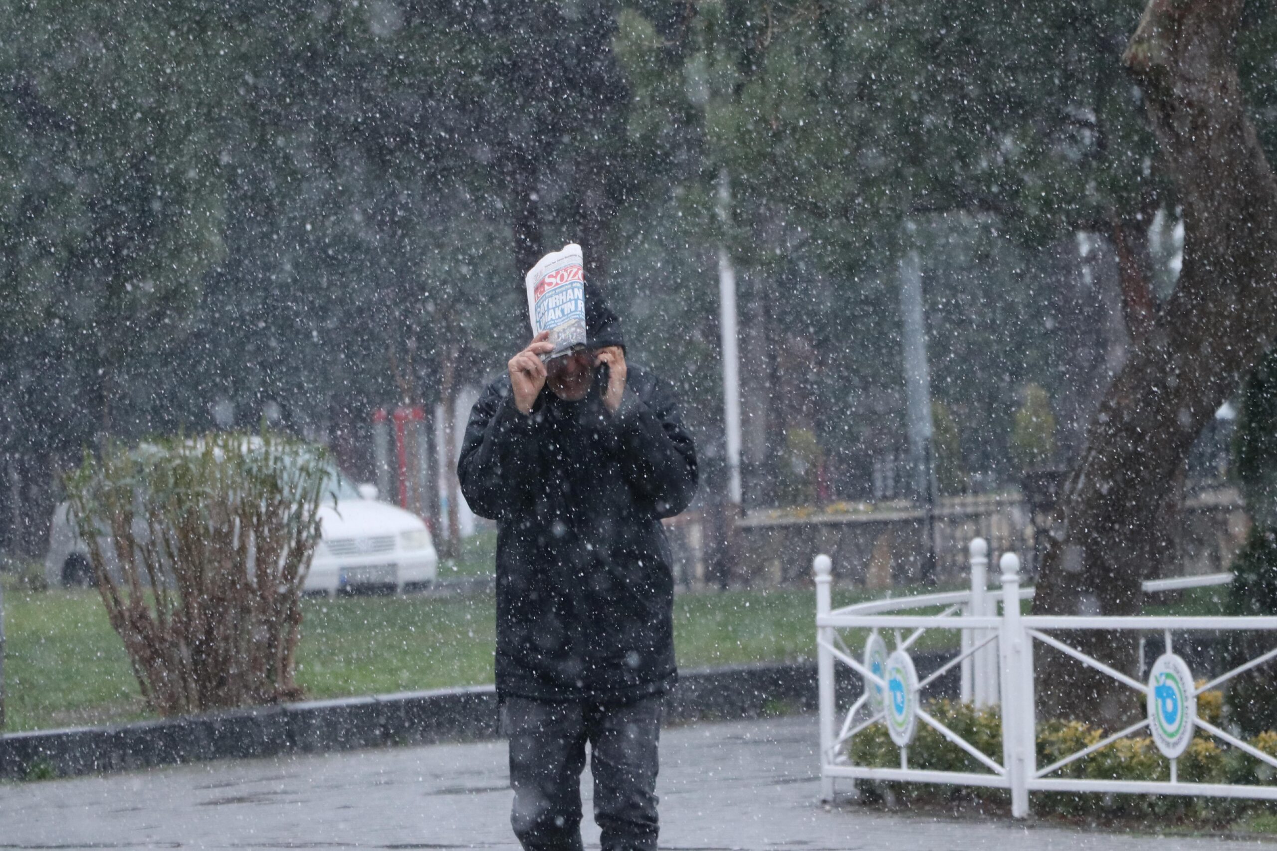 Tekirdağ’da kar etkisini göstermeye başladı haberi