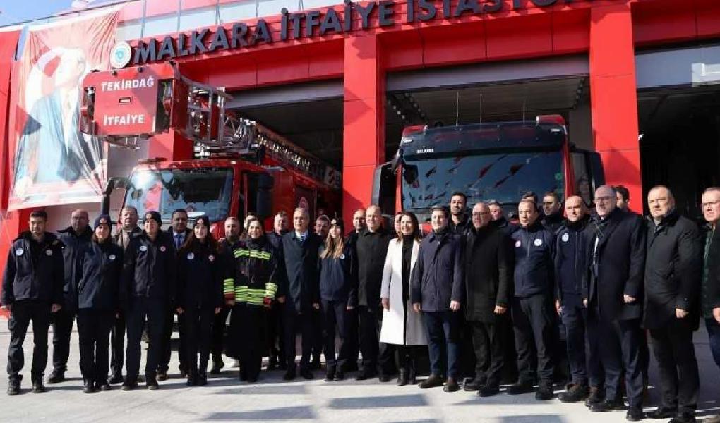 Tekirdağ’da Malkara itfaiye istasyonu hizmete açıldı haberi