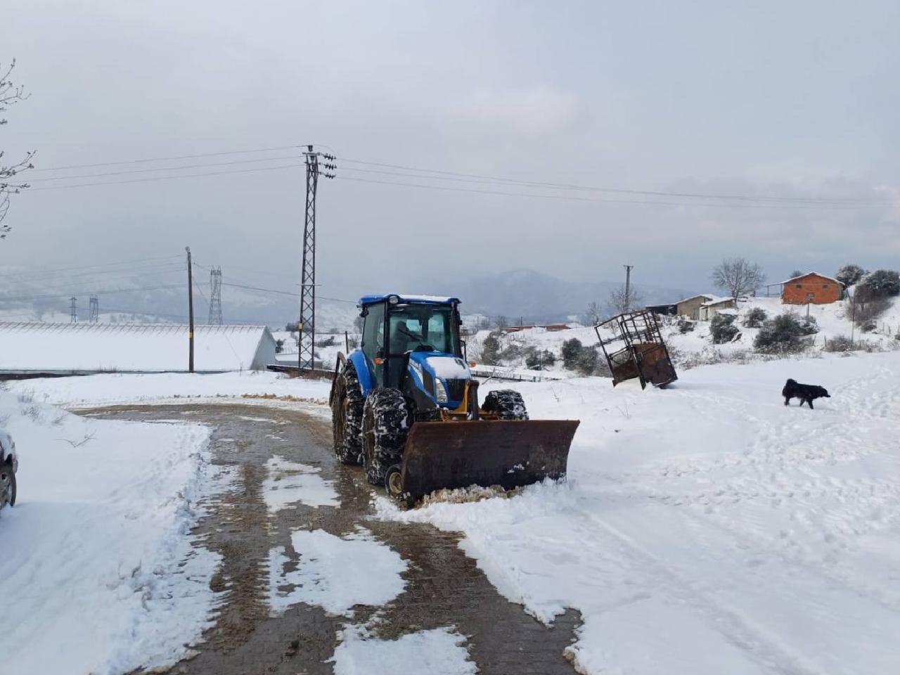 Yenice’de kar yağışı sürüyor haberi