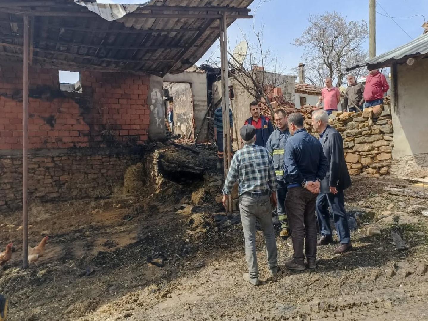 Keşan’da çiftlikte çıkan yangın söndürüldü haberi